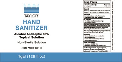 Taylor 1gal Front Back Wrap (Taylor 1 Gal L)